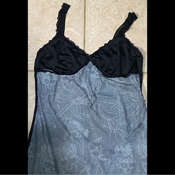 SOLD - New Without Tags - Distressed Mesh Zombie Lace Cami Mini Dress - Picture 7 of 8